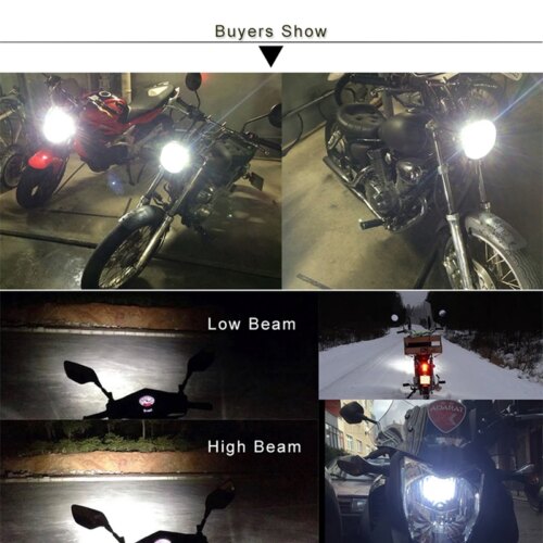 6000k led ba20d motorcycle headlight bulbs for scooters and motorbike accessories 12v bright illumination - Image 6