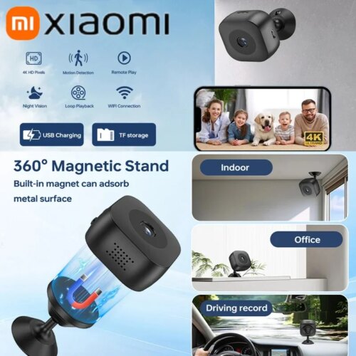 portable mini smart camera with 1080p full hd remote monitoring and 64gb memory for home security - Image 5