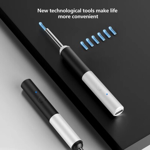 wireless ear otoscope with 3.5mm camera hd view ear cleaner tool for ios and android - Image 7