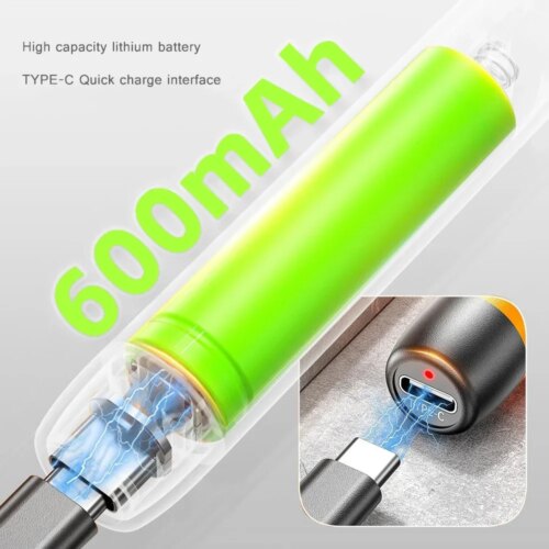 usb digital soldering iron adjustable temperature 300 to 450 degrees portable rechargeable tool with type c interface - Image 6