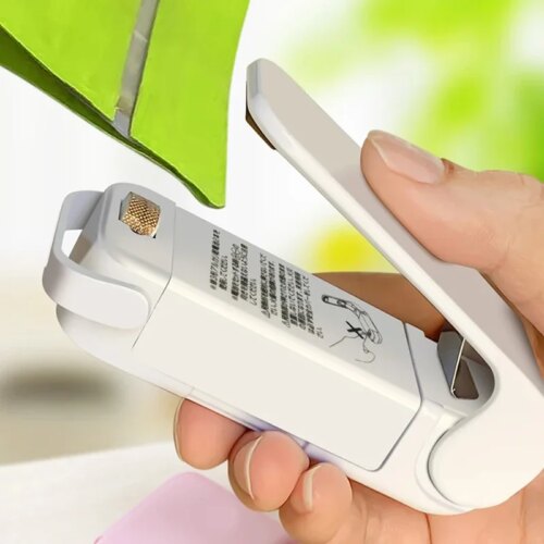 portable mini heat bag sealing machine for food storage eco-friendly kitchen accessory in various colors