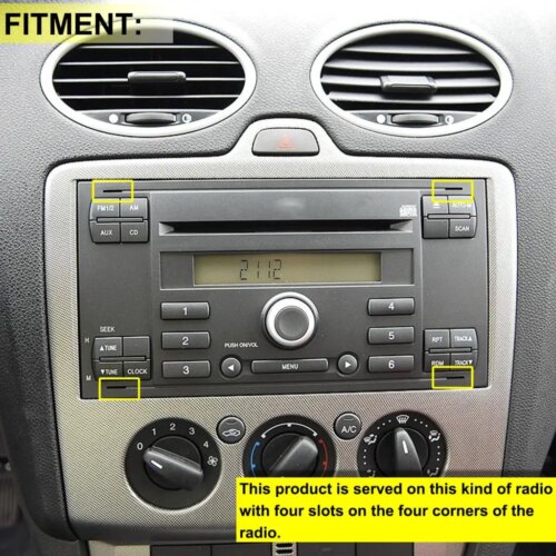 metal radio cd stereo removal key extractor tools for ford vehicles fiesta focus transit mondeo c-max - Image 3