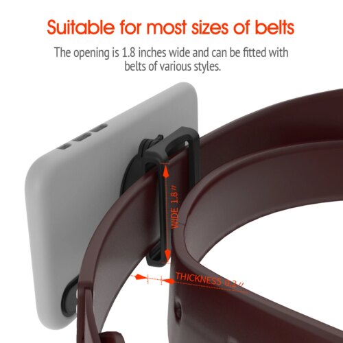 versatile phone holder belt clip for outdoor running cycling and gps on waist for active lifestyle - Image 6