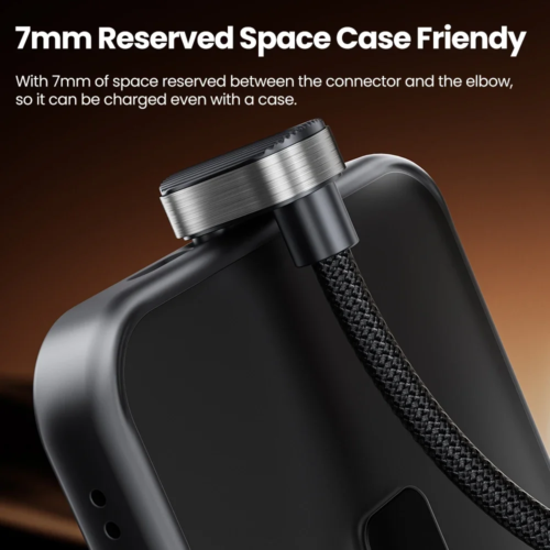180 degree elbow type c fast charging cable for mobile gaming iphone and android 1.8m 1.2m - Image 3