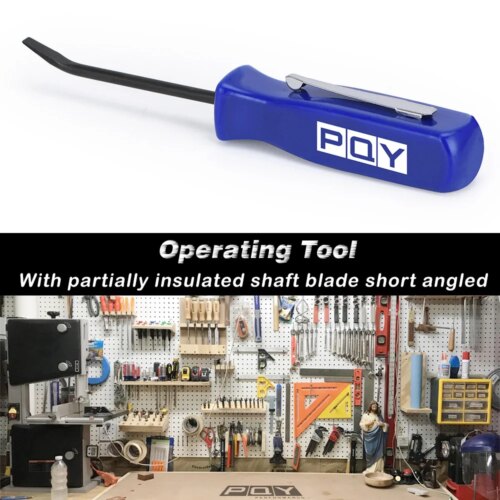 multicolor 3 pocket pry bar tool set with short angled grip for easy car assembly - Image 4