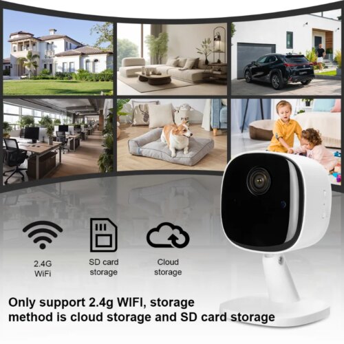 high definition 3mp wifi hd baby monitor indoor security camera with two way audio and night vision - Image 7