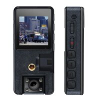 compact 1080p hd mini action camera with 180 degree rotation for sports and car use