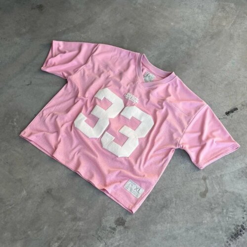 y2k retro oversized quick dry breathable mesh t-shirt for men and women street sports wear - Image 5