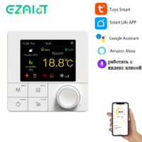 smart floor heating thermostat with wifi control for electric and water boilers