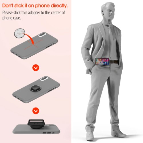 versatile phone holder belt clip for outdoor running cycling and gps on waist for active lifestyle - Image 7