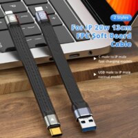 fast charging usb c to iphone cable 20w pd quick charge type c data cord 138cm for iphone 14 13 12 pro max