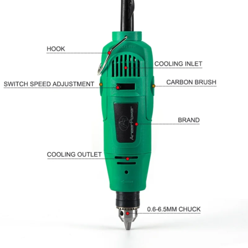 260w mini electric drill engraver with variable speed for versatile home diy projects and crafts - Image 4