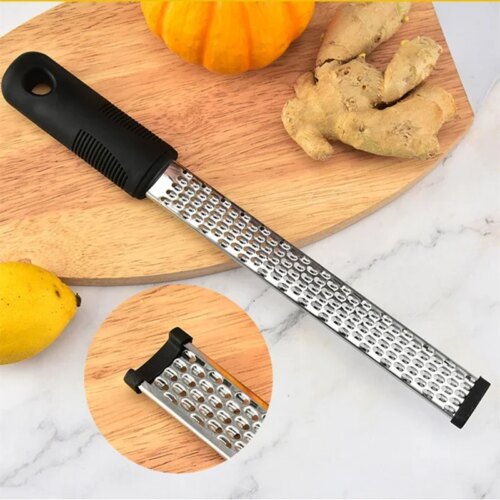 durable stainless steel cheese grater versatile kitchen gadget for slicing zesting and chopping fruits and veggies - Image 4