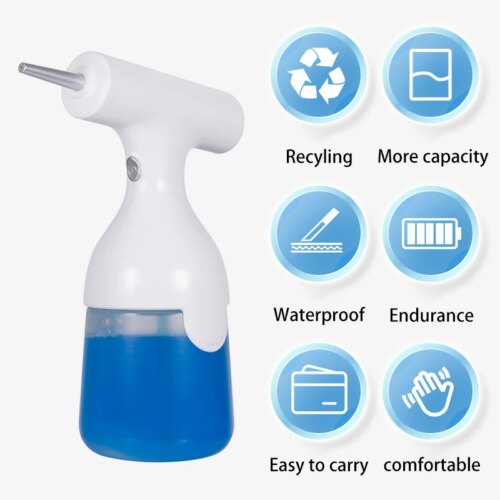 350ml automatic electric foam dispenser for soap shampoo and detergent continuous foaming solution - Image 4