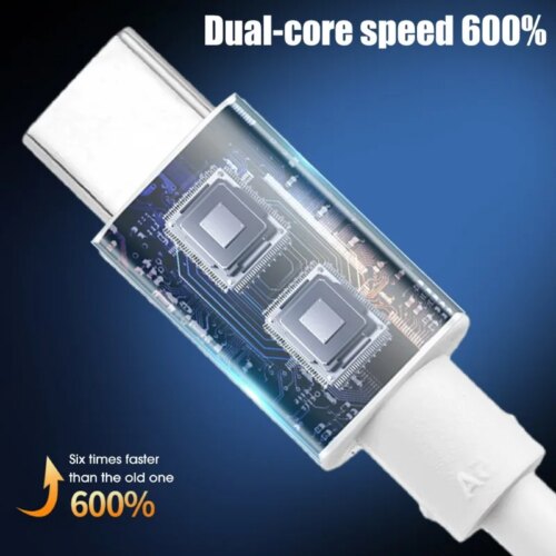 high speed type c to micro usb charging cable 5a quick data transfer for android devices - Image 3