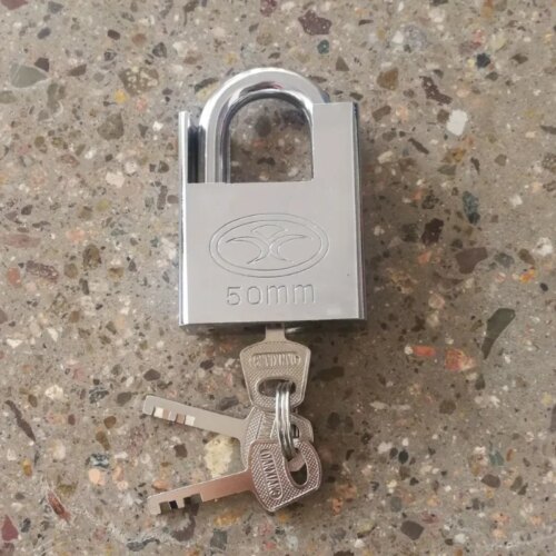 stainless steel heavy duty key lock padlock for outdoor security gym and door use - Image 4