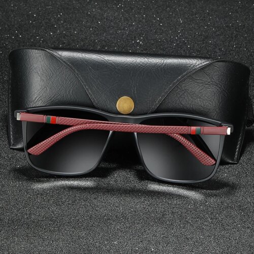 Luxury Square Vintage Polarized Sunglasses For Men Women Fashion Travel Driving Anti-glare Sun Glasses Male TR90 Eyewear UV400 - Image 4