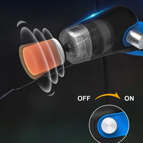 60w mini car polishing machine with adjustable speed home DIY scratch repair wax tool - Image 4