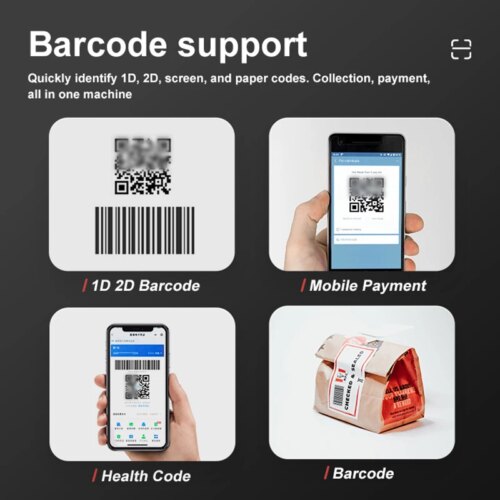 high-speed desktop 2d barcode scanner usb omnidirectional qr code reader for efficient scanning - Image 5
