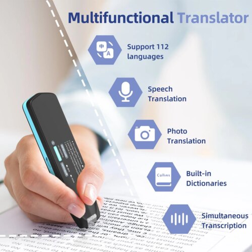 multifunctional smart voice scan translator pen for real time translation in 121 languages - Image 3