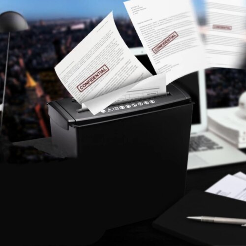 high quality mini desktop electric paper shredder for home and office use 10l capacity - Image 4