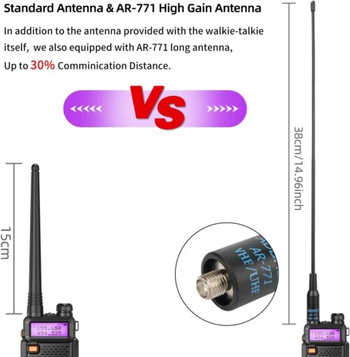high power portable dual band walkie talkie long range two way radio with 128 channels - Image 5