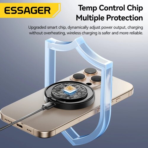 magnetic wireless charger with holder 15w fast charging for iphone airpods and smart devices - Image 7
