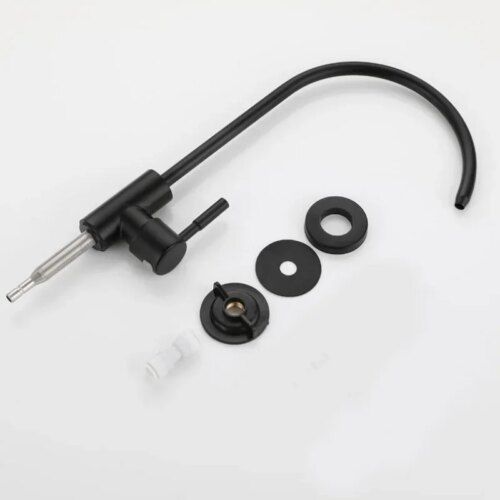 modern stainless steel kitchen drinking water tap with anti-osmosis purification and swivel feature - Image 7