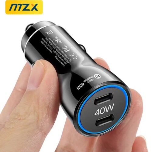 40w smart dual usb car charger with quick fast charging for mobile devices and tablets - Image 7