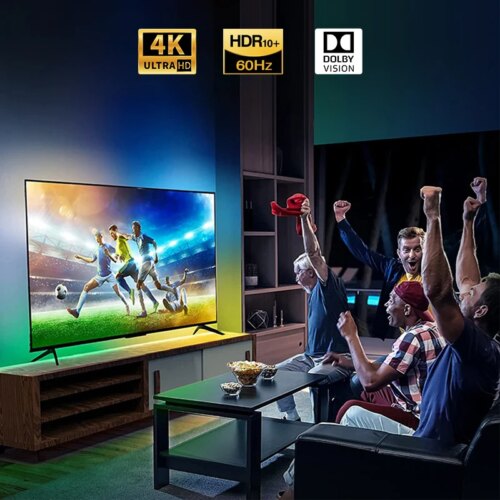 led ambient tv backlight light strip for 40 to 85 inch screens with real-time colour sync - Image 5