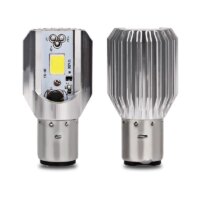 6000k led ba20d motorcycle headlight bulbs for scooters and motorbike accessories 12v bright illumination