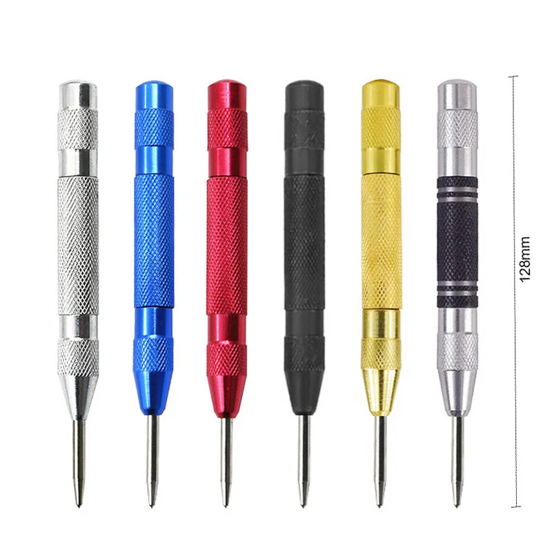 adjustable automatic center punch for woodworking and metal drilling essential hand tool set - Image 7