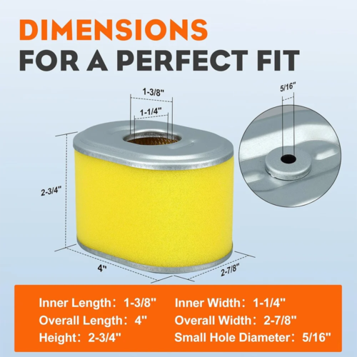 high efficiency air filter for honda gx160 gx200 engines perfect for optimal airflow and performance - Image 6