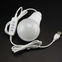 portable usb led bulb night lamp energy saving dimmable light for camping and home use