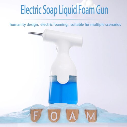 350ml automatic electric foam dispenser for soap shampoo and detergent continuous foaming solution - Image 6