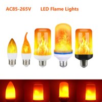 creative led flame lamp with flickering effect for home decor ideal for living room ambiance