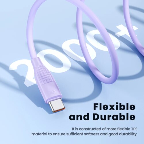 100w fast charging usb c to type c cable for iphone macbook samsung 2m data cord - Image 6