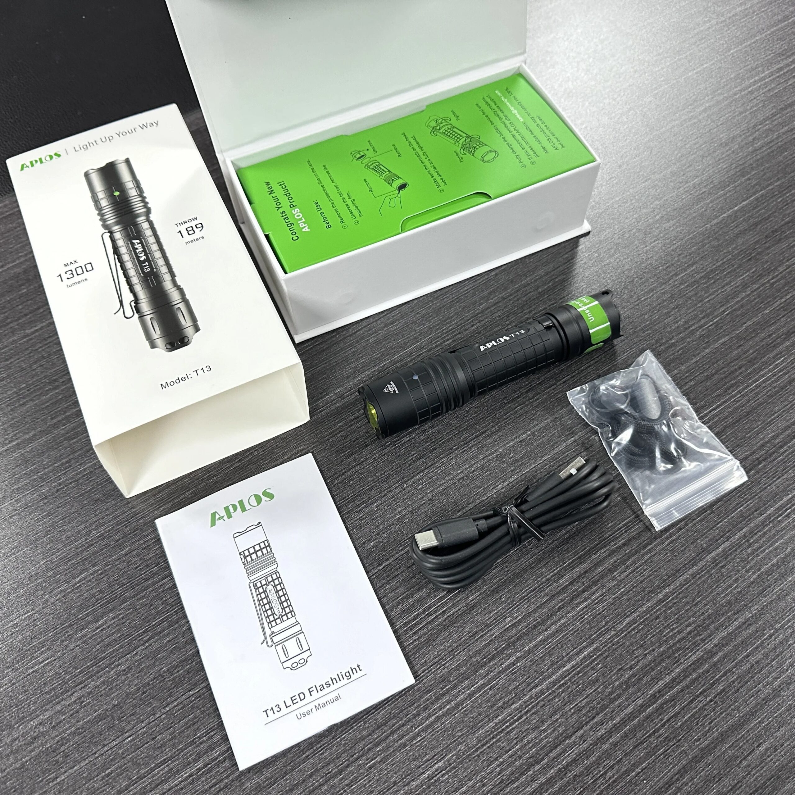 powerful 1500lm tactical flashlight usb c rechargeable torch for outdoor and camping use - Image 7