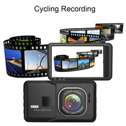 1080p hd dash camera with night vision and parking monitor features loop recording and g-sensor - Image 5