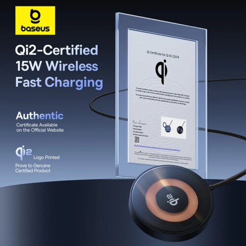 magnetic wireless charger 15w fast charging with built-in stand for iphone 16 15 14 13 pro max - Image 3