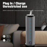 elegant countertop aroma diffuser with usb charging and led light for soothing home ambiance