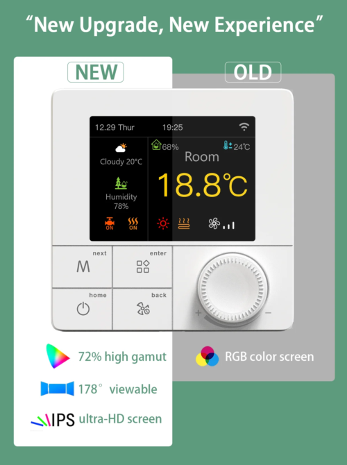 smart floor heating thermostat with wifi control for electric and water boilers - Image 3
