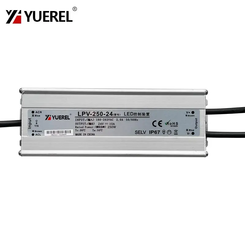 waterproof outdoor led transformer switch power supply 200w 250w 300w ip67 rated efficient performance - Image 4