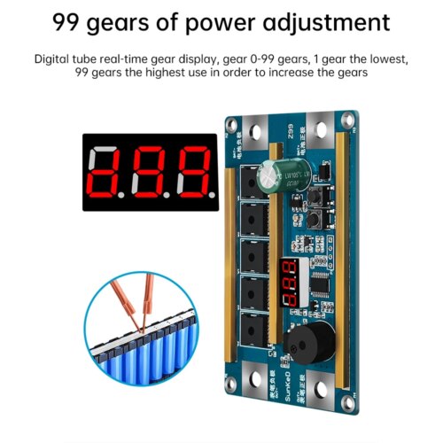 12v 99 gear spot welder module for lithium battery soldering diy kit high performance welding tool - Image 3