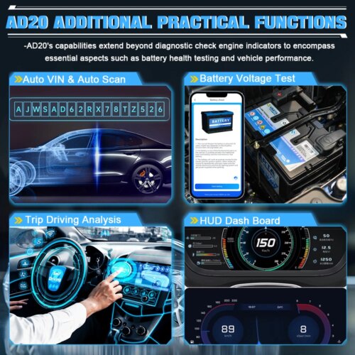 bluetooth obd2 diagnostic tool for engine fault code reading and live data analysis 2025 - Image 7