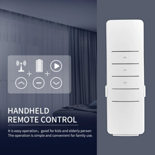 smart wifi zigbee electric curtain motor with remote control voice assistant compatibility - Image 3