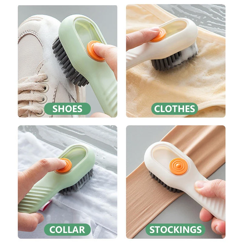 multifunctional soft bristled cleaning brush for shoes and clothes eco-friendly and effective 2pcs set - Image 4