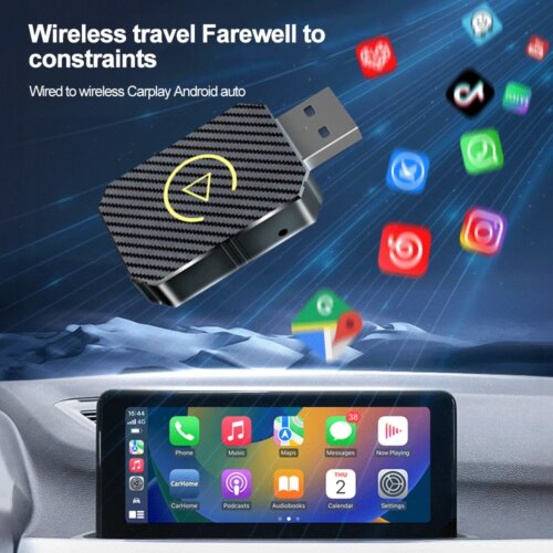 wireless carplay android auto adapter plug and play mini box for seamless in car connectivity - Image 6