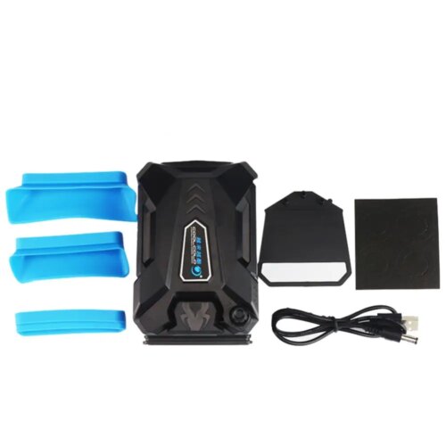 portable usb laptop cooler fan with air extraction cooling pad for all laptops - Image 6