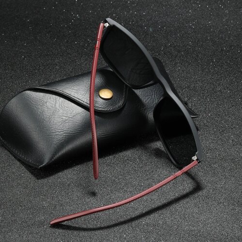 Luxury Square Vintage Polarized Sunglasses For Men Women Fashion Travel Driving Anti-glare Sun Glasses Male TR90 Eyewear UV400 - Image 3